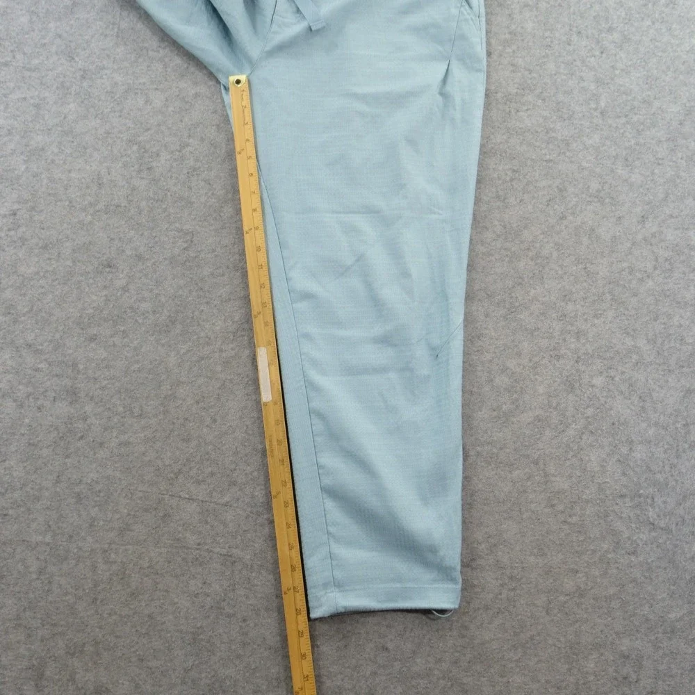 Adidas Pants Mens Extra Large Light Blue Adicross Futura Golf Belted Flat Front